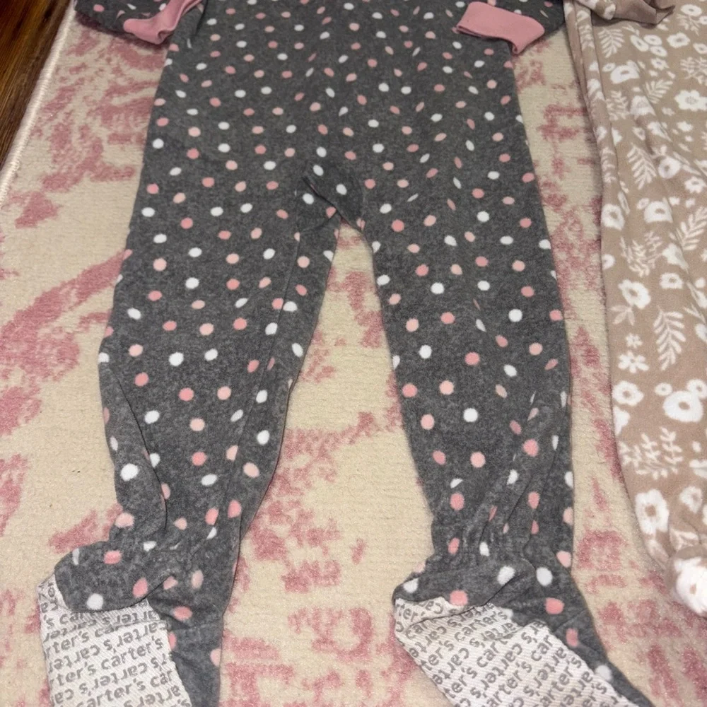 Fleece Footie Pajamas Bundle 3T Girl